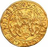 Reverse Ducat 1578 Danzig