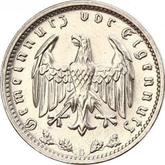Reverse 1 Reichsmark 1939 G