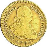 Obverse 1 Escudo 1792 NR JJ