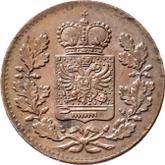 Obverse 1/4 Kreuzer 1853