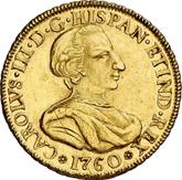 Obverse 4 Escudos 1760 Mo MM