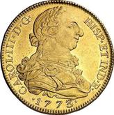 Obverse 8 Escudos 1773 M PJ