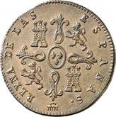 Reverse 4 Maravedís 1840