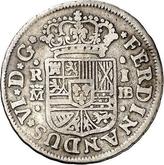 Obverse 1 Real 1753 M JB