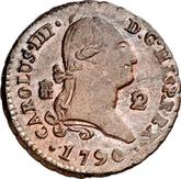 Obverse 2 Maravedís 1790
