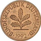 Reverse 2 Pfennig 1992 G