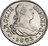 Obverse 1/2 Real 1803 M FA