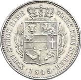 Reverse 2/3 Thaler 1845