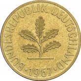 Reverse 10 Pfennig 1967 G