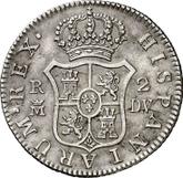 Reverse 2 Reales 1786 M DV