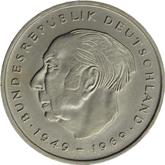 Obverse 2 Mark 1970 G Theodor Heuss