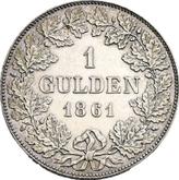 Reverse Gulden 1861
