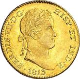 Obverse 2 Escudos 1819 M GJ
