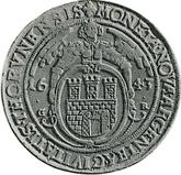 Reverse Thaler 1643 GR Torun
