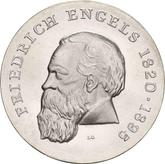 Obverse 20 Mark 1970 Friedrich Engels