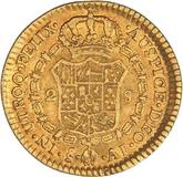 Reverse 2 Escudos 1801 So AJ