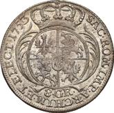 Reverse 2 Zlote (8 Groszy) 1753 "8 GR"