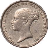 Obverse Sixpence 1854