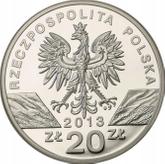 Obverse 20 Zlotych 2013 MW Kangaroo