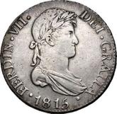 Obverse 8 Reales 1815 S CJ