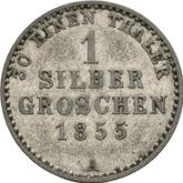 Reverse Silber Groschen 1855 A