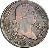 Obverse 8 Maravedís 1788