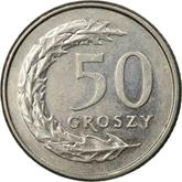Reverse 50 Groszy 2008 MW
