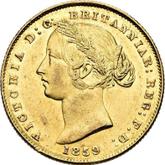 Obverse Sovereign 1859
