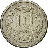 Reverse 10 Groszy 1993 MW