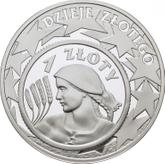 Reverse 10 Zlotych 2004 MW AN History of the Polish Zloty - 1 Zloty of II Republic
