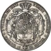 Reverse 2 Thaler 1851 B