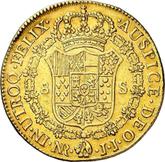 Reverse 8 Escudos 1805 NR JJ