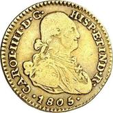 Obverse 1 Escudo 1805 NR JJ