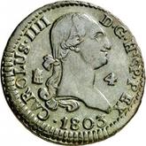 Obverse 4 Maravedís 1803