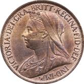 Obverse Farthing 1897 TB