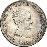 Obverse 4 Reales 1840 M CL