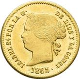 Obverse 2 Pesos 1865