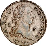 Obverse 8 Maravedís 1775