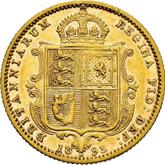 Reverse Half Sovereign 1893 M JEB Jubilee portrait
