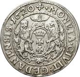 Reverse Ort (18 Groszy) 1620 SB Danzig