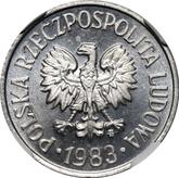 Obverse 20 Groszy 1983 MW