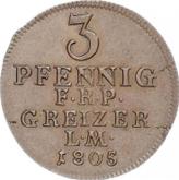 Reverse 3 Pfennig 1805
