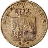 Obverse 3 Grosze 1831 KG November Uprising