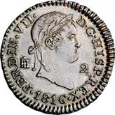 Obverse 2 Maravedís 1816