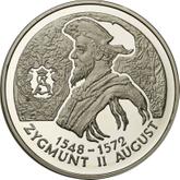 Reverse 10 Zlotych 1996 MW ET Sigismund II Augustus