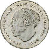 Obverse 2 Mark 1985 G Theodor Heuss