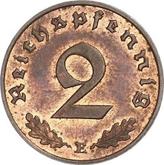 Obverse 2 Reichspfennig 1937 E