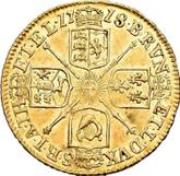 Reverse Half Guinea 1718 First laureated bust