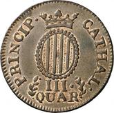 Reverse 3 Cuartos 1811 Catalonia