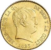 Obverse 80 Reales 1823 M SR